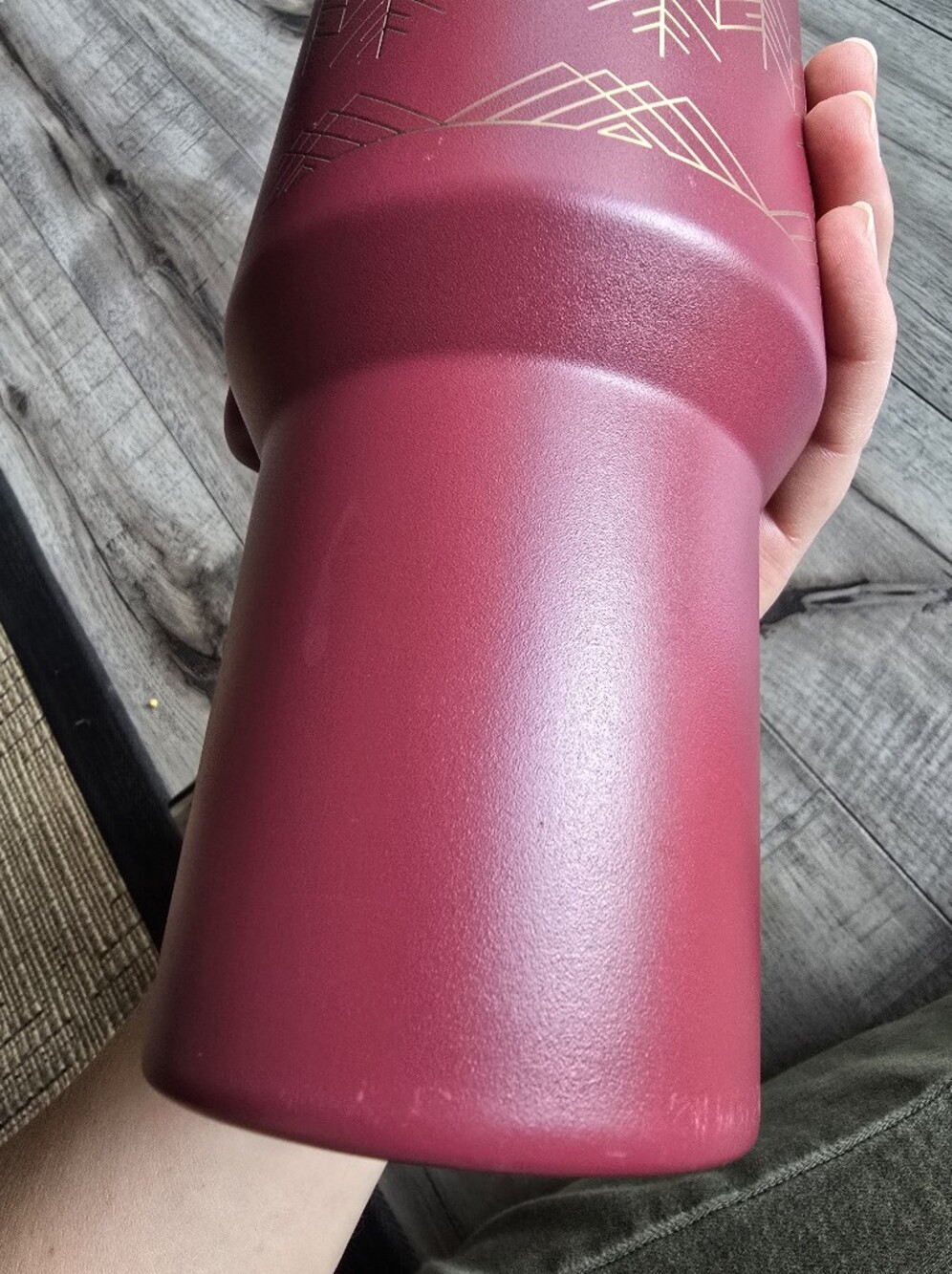 Stanley 40 Oz Cranberry Winterscape Tumbler - Picture 4 of 11